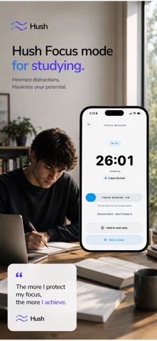 Hush: Screen Time Control Screenshot 2 of 8