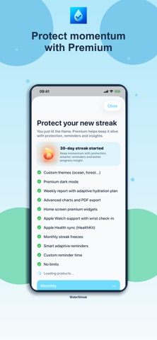 WaterStreak: Water Tracker Screenshot 2 of 6