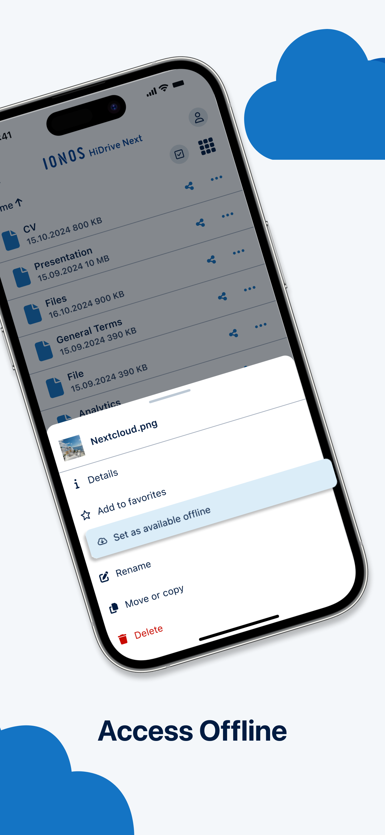 HiDrive Next screenshot 3