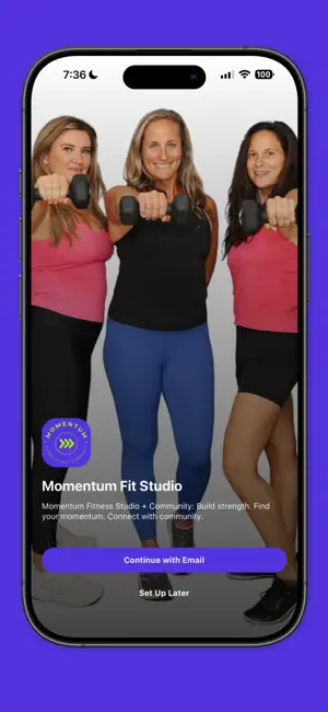 Momentum Fit Studio screenshot 1