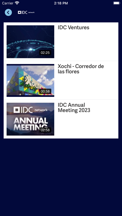 IDC Annual Meeting 2025 Screenshot