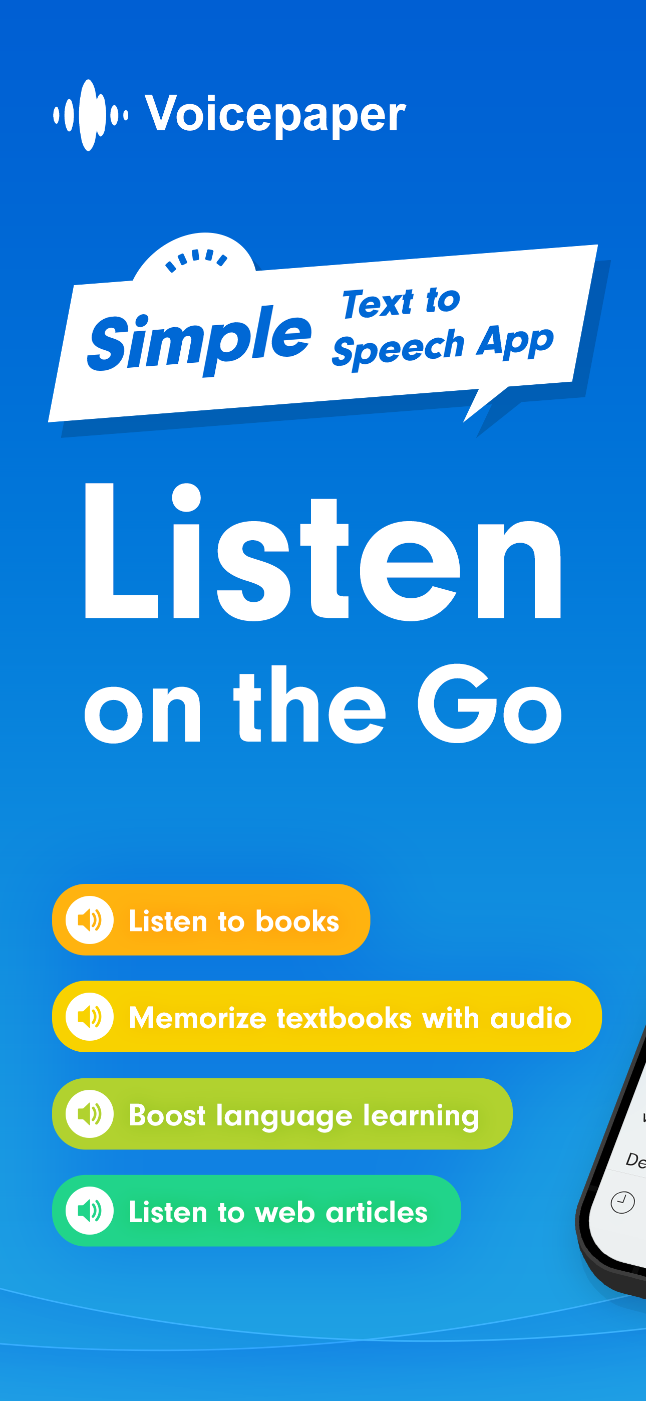 Voicepaper Text to Speech TTS