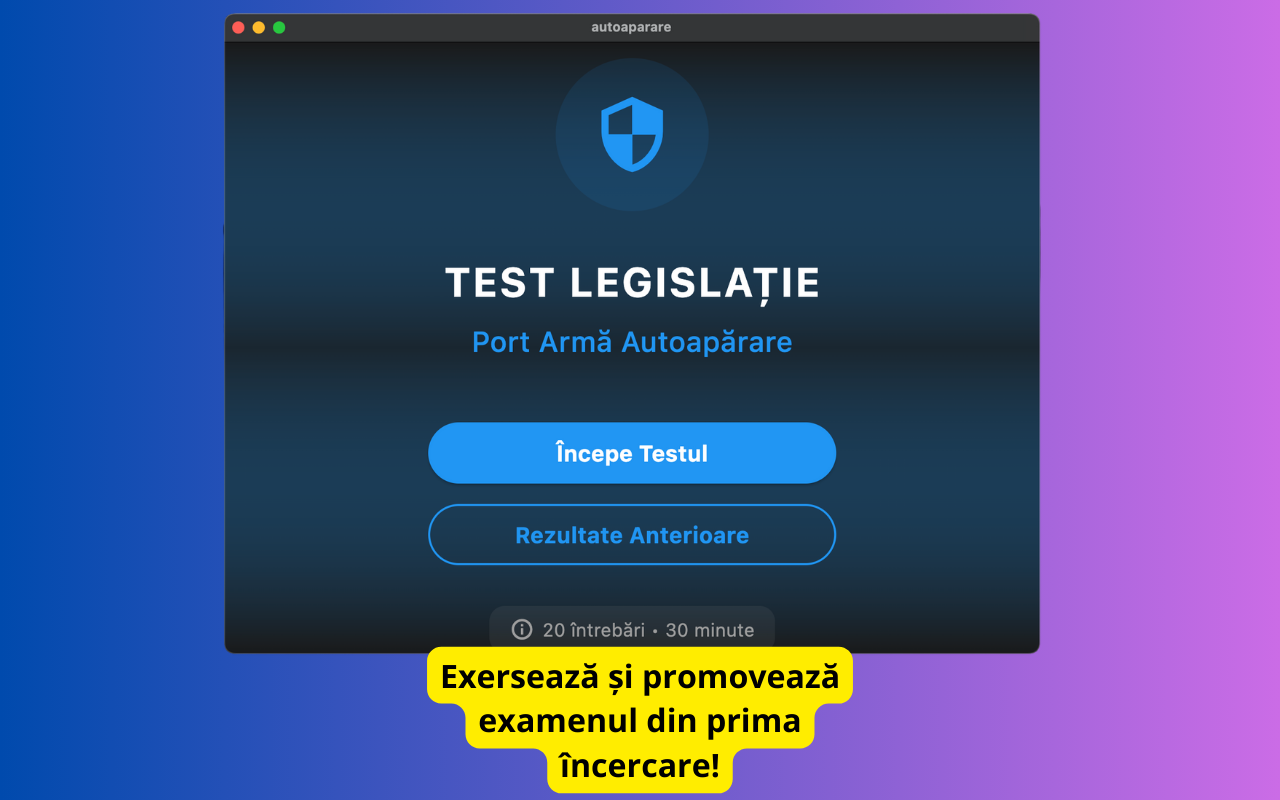 Chestionare Permis Port Arma