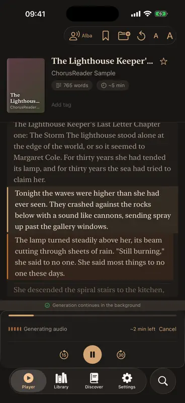 Chorus Reader screenshot 3 of 8
