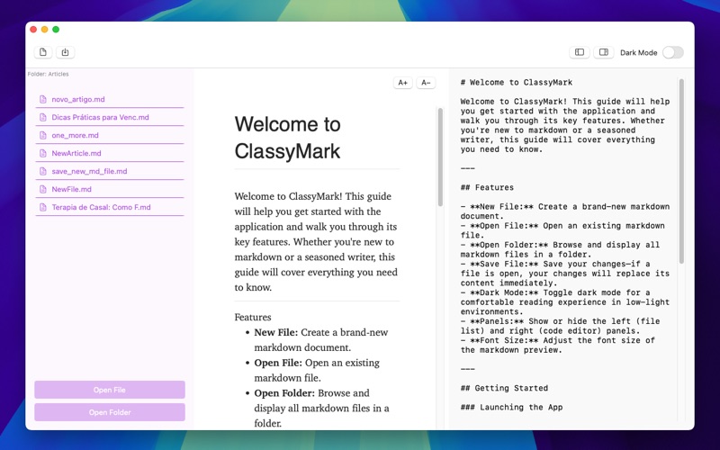 App screenshot