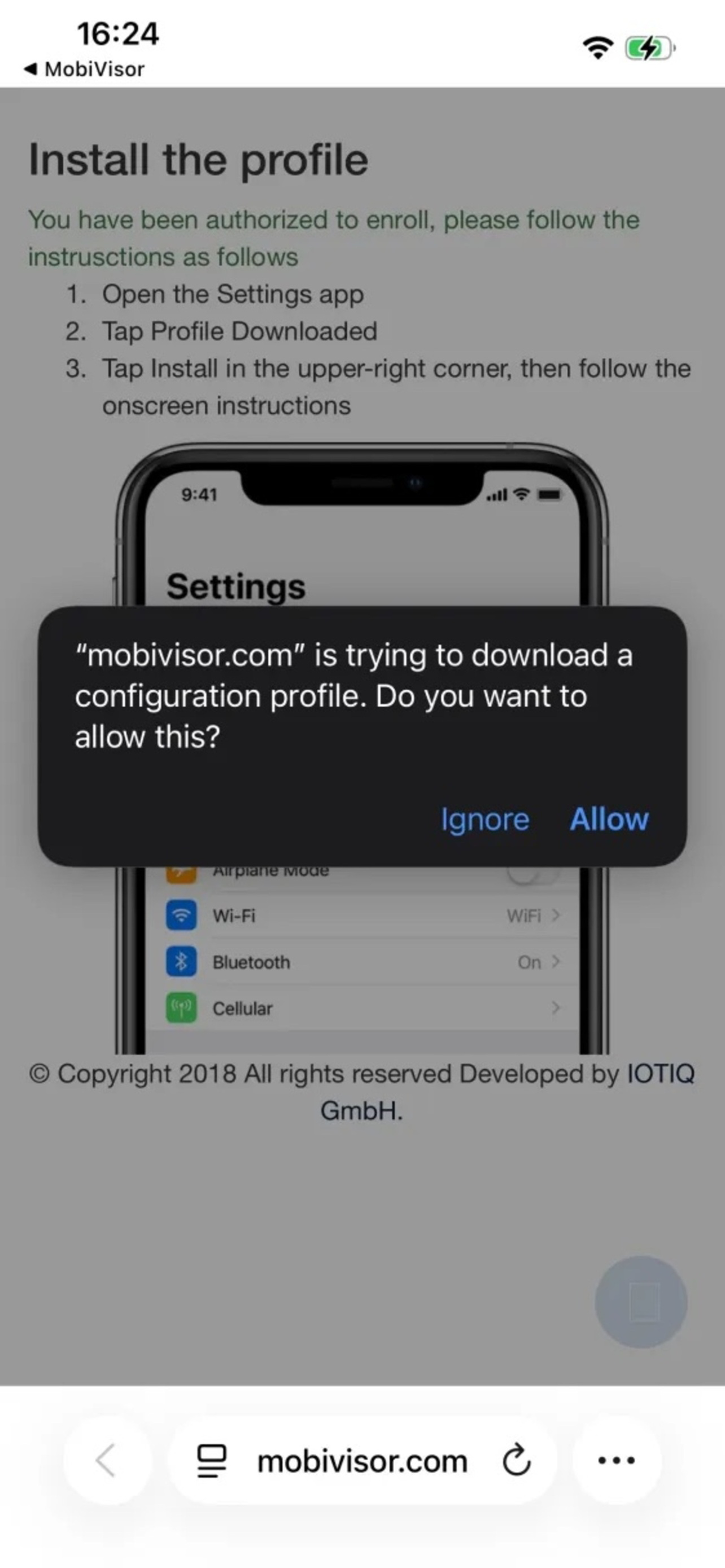 MobiVisor screenshot 3