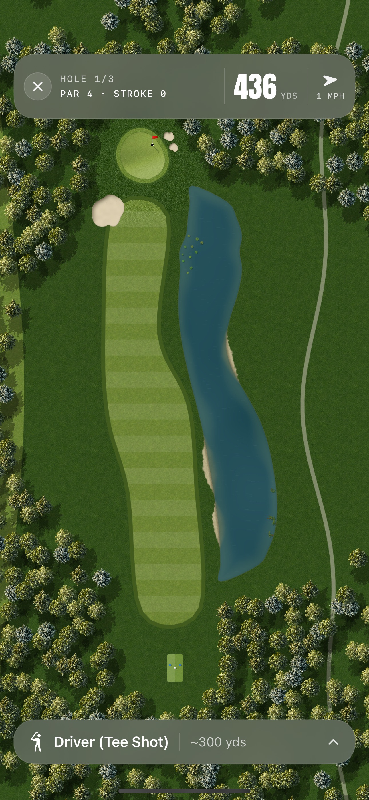 Screenshot 2 of Daily Birdie: Three Hole Golf