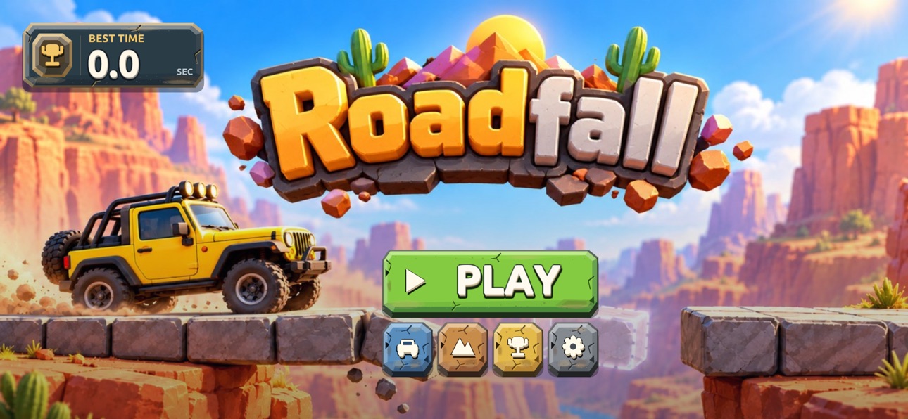 Screenshot 1 of Road Fall 3D