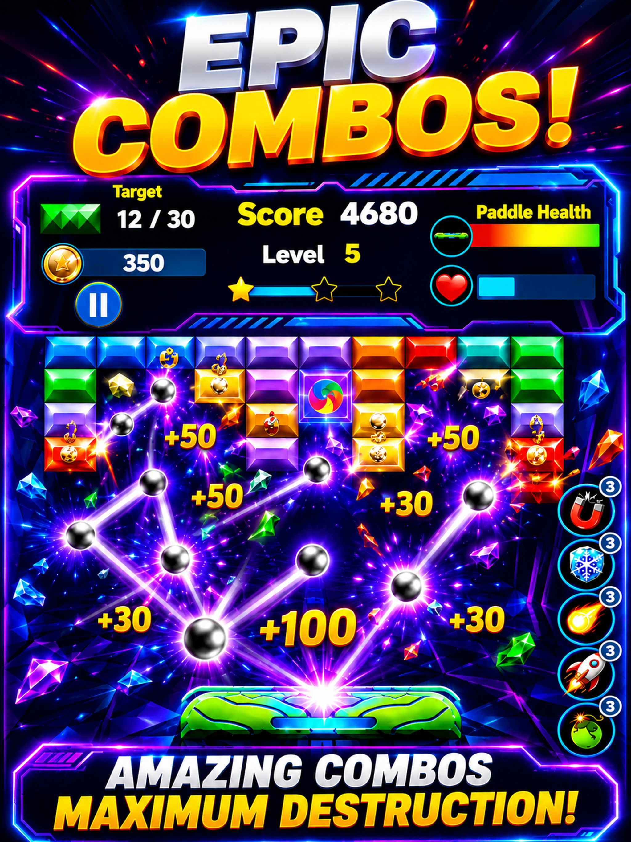 Brick Mania : Brick Breaker screenshot 9