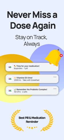 Medication tracker + reminder Screenshot 1 of 4