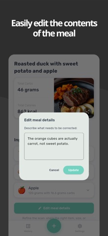 CarbScanner: AI Carb Counter screenshot