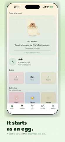 KiwiBaby iPhone screenshot