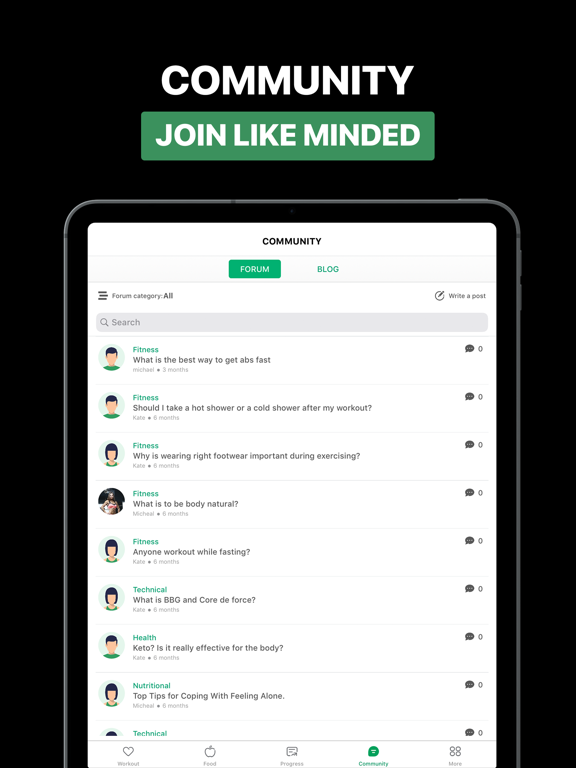 30 Day Squat Challenges iPad screenshot 8 - Health & Fitness app