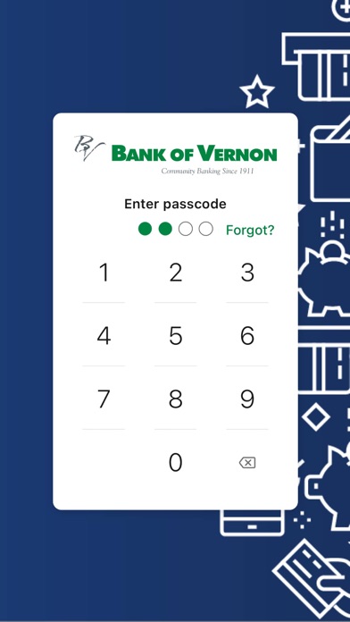 Bank of Vernon Screenshot