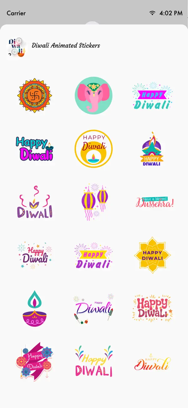 Screenshot #2 pour Animated Fireworks Emojis