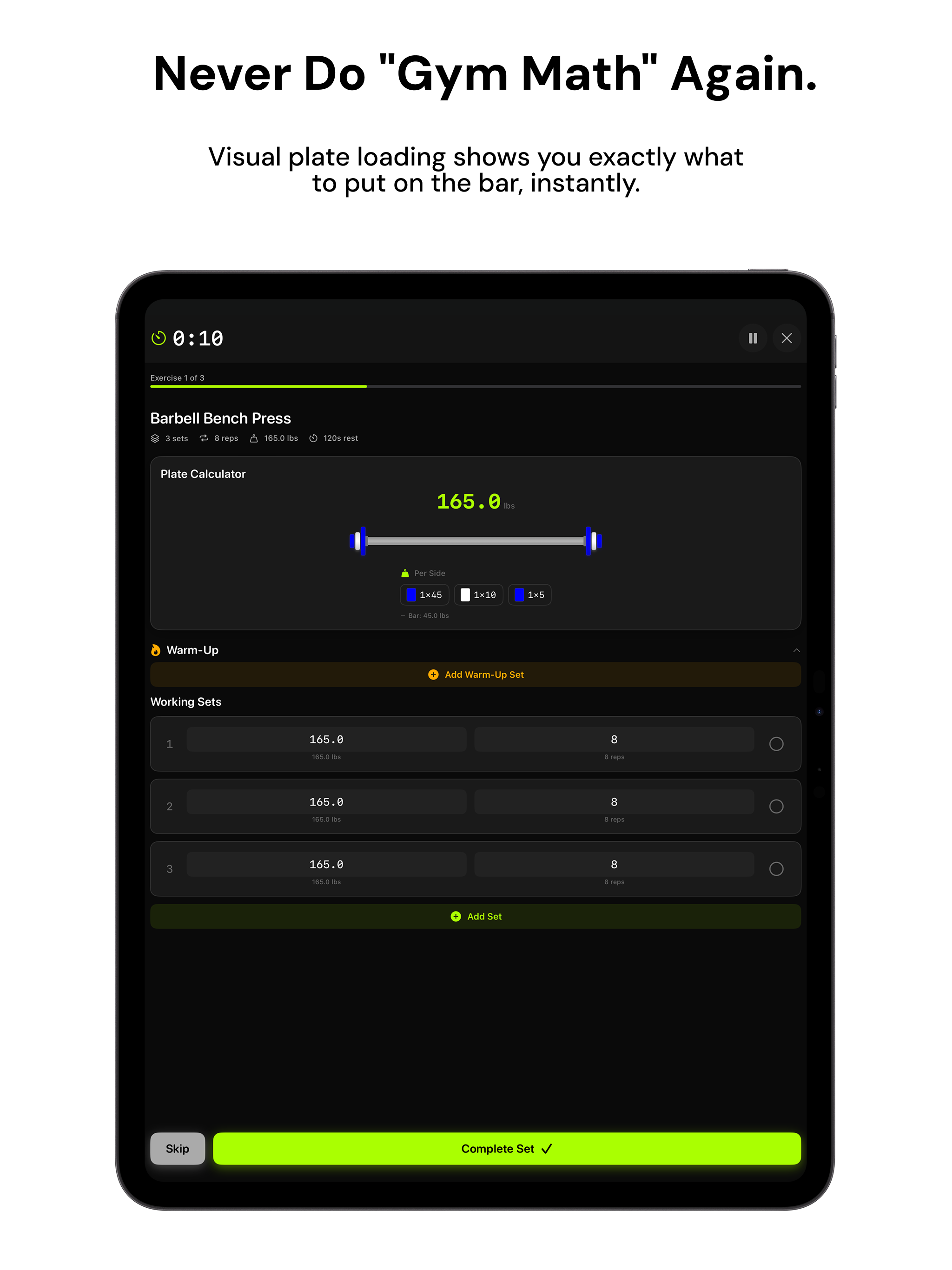 Plates: Gym & Workout Tracker screenshot 15