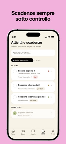 UNIBG Calendario iPhone screenshot 7