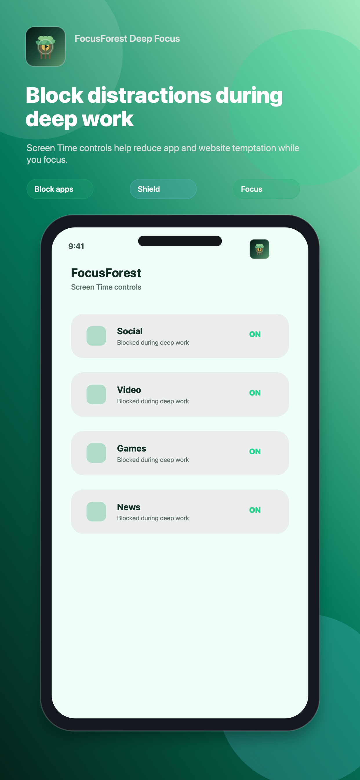 FocusForest Deep Focus screenshot 2