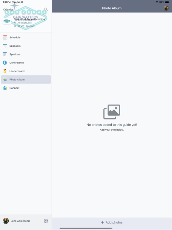 Trifecta Event Management iPad screenshot 3 - Business app