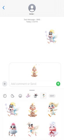 私语微风贴纸 screenshot