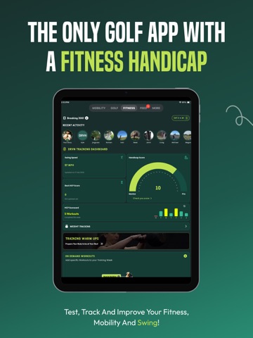 DRVN - Golf & Gym Workouts iPad screenshot