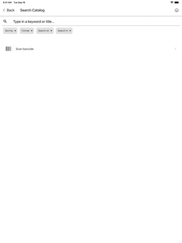 MCLS iPad screenshot