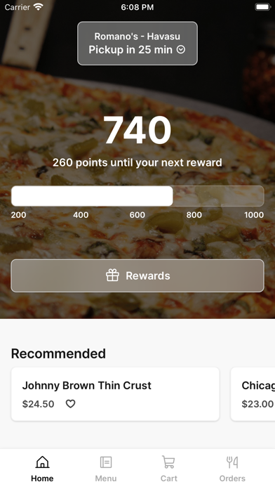 Romano's Chicago Pizzeria Screenshot