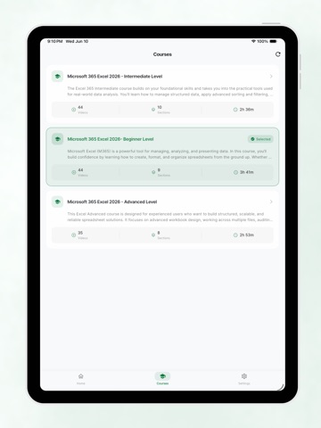 Excel Mastery: Beginner to Pro iPad screenshot