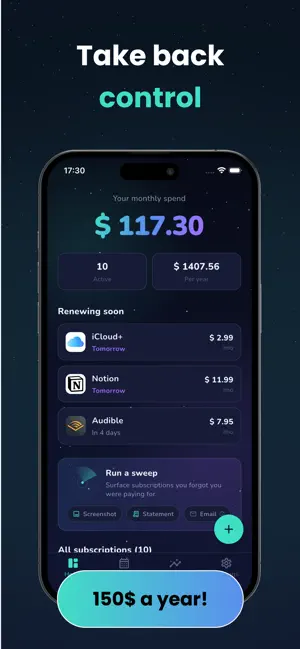 Ditchr: Subscription Manager screenshot 1