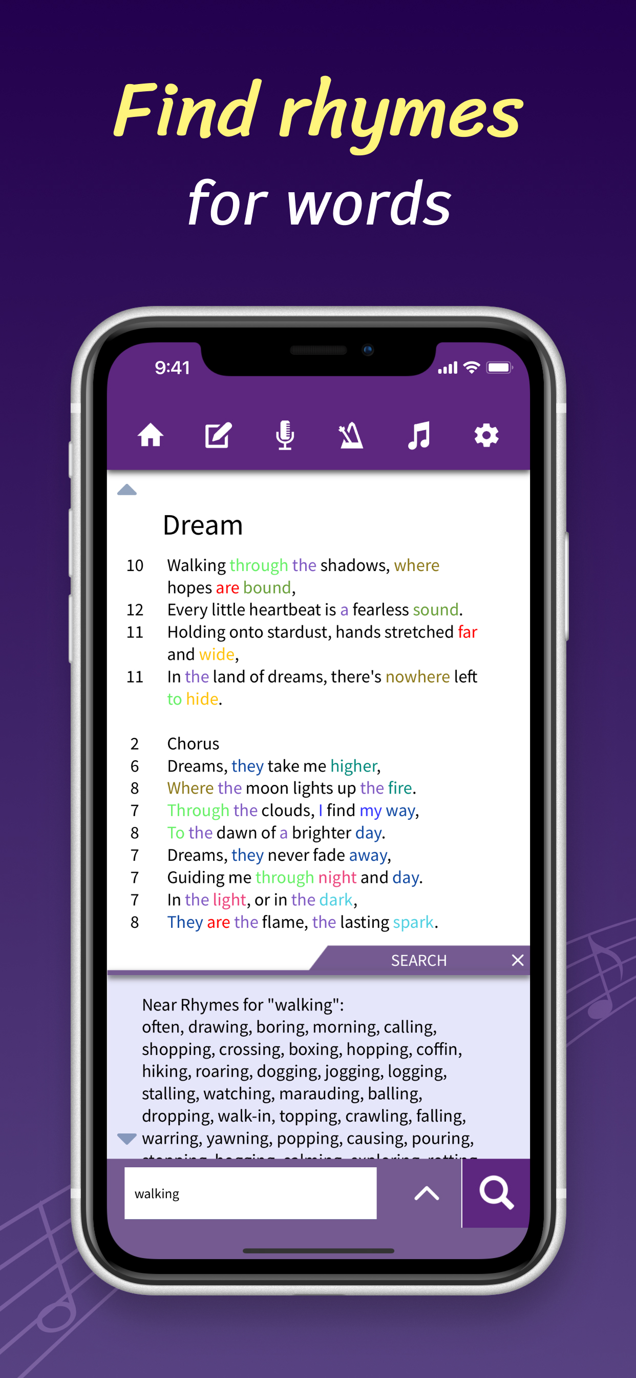 Lyric Notepad - Song Writing screenshot 5