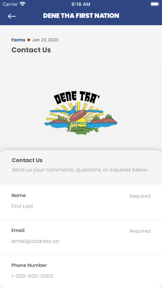 #7. Dene Tha First Nation (iOS) 由: Dene Tha' First Nation
