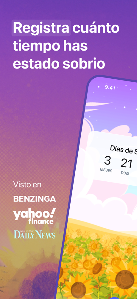 Sunflower: Mantente Sobrio/a screenshot 1