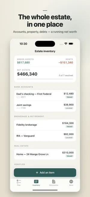 Afterword: Estate Executor screenshot 3