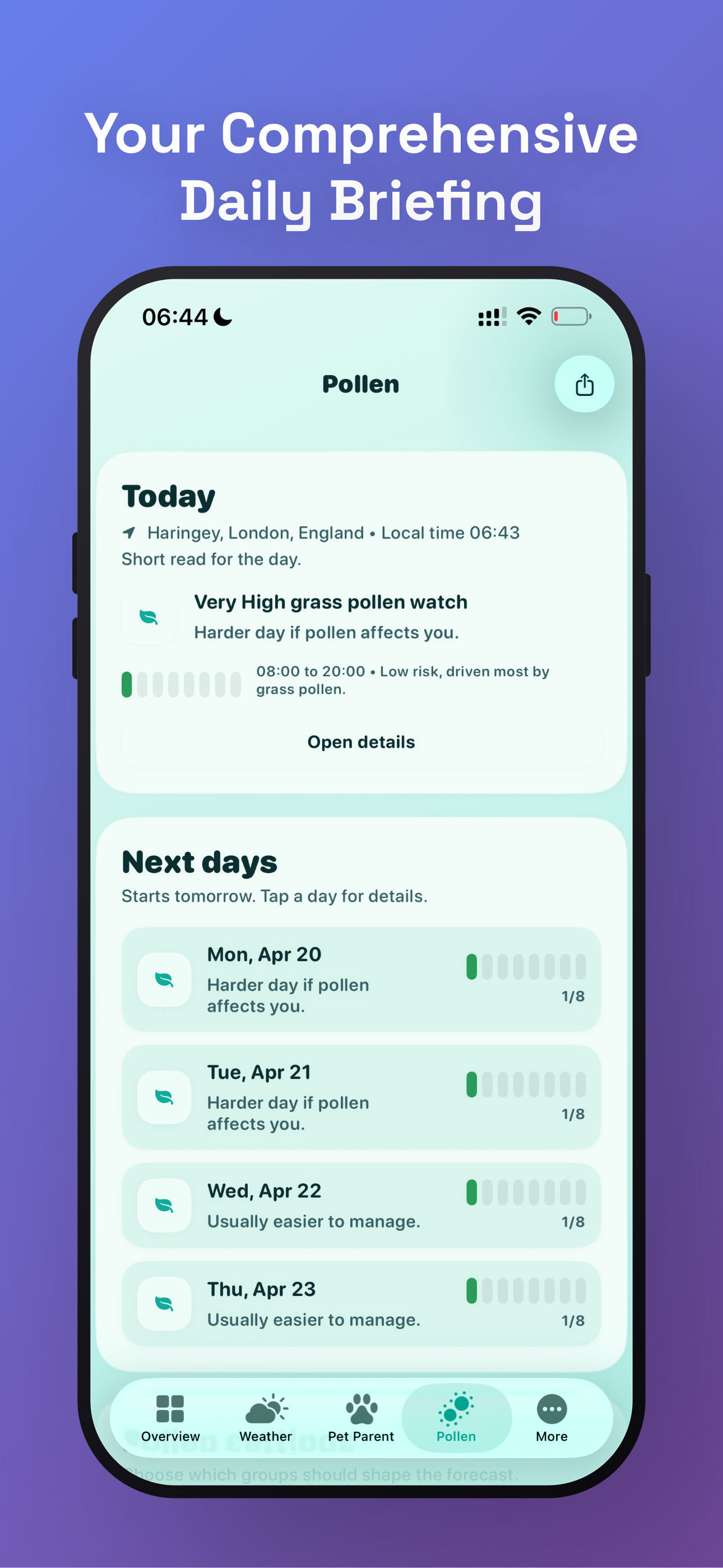 LifeCast: Lifestyle Weather