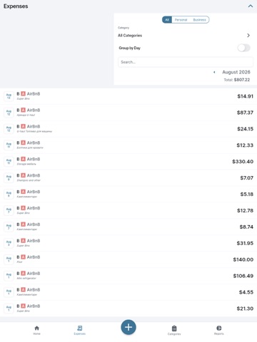 LedgerOne iPad screenshot