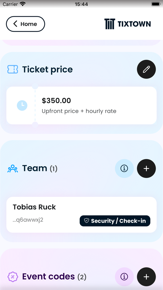 #3. TixTown - Event Manager App (iOS) 由: P2S SOFTWARE INC.