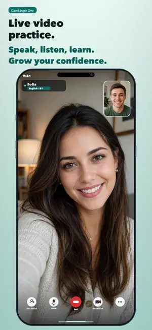 CamLingo Live: Speak & Learn screenshot 2