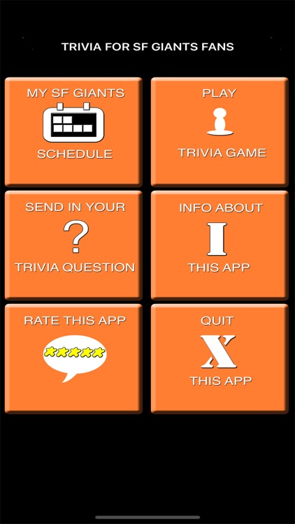 Trivia Game for SF Giants fans