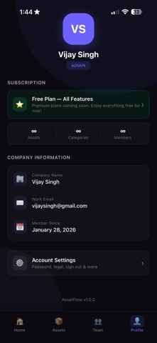 AssetFlow - Asset Manager Screenshot 8 of 9