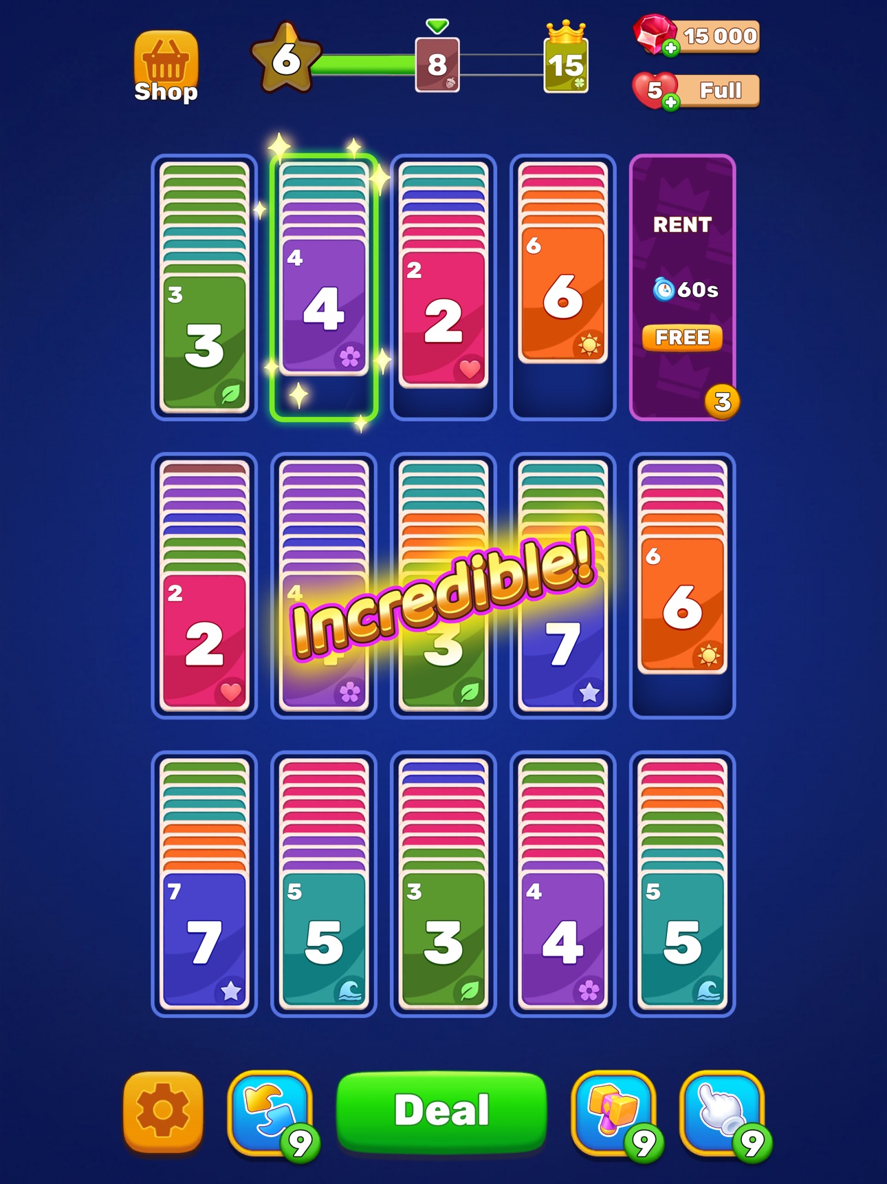 Screenshot 9 of Stackitaire: Solitaire Sort