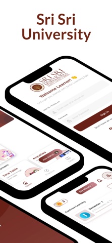 Sri Sri University iPhone screenshot