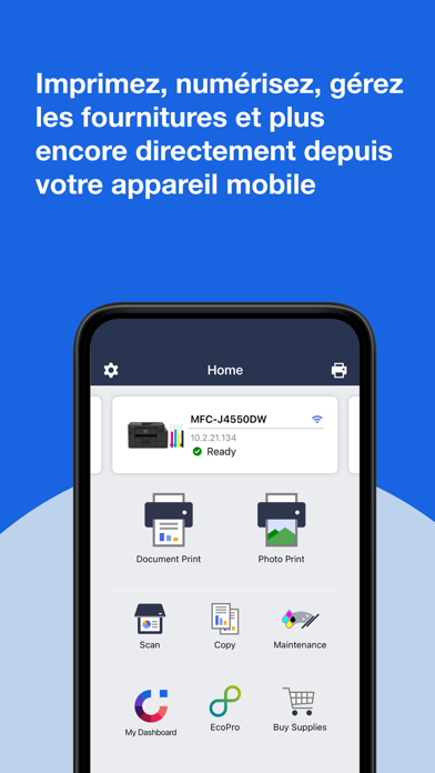 Screenshot #1 pour Brother Mobile Connect