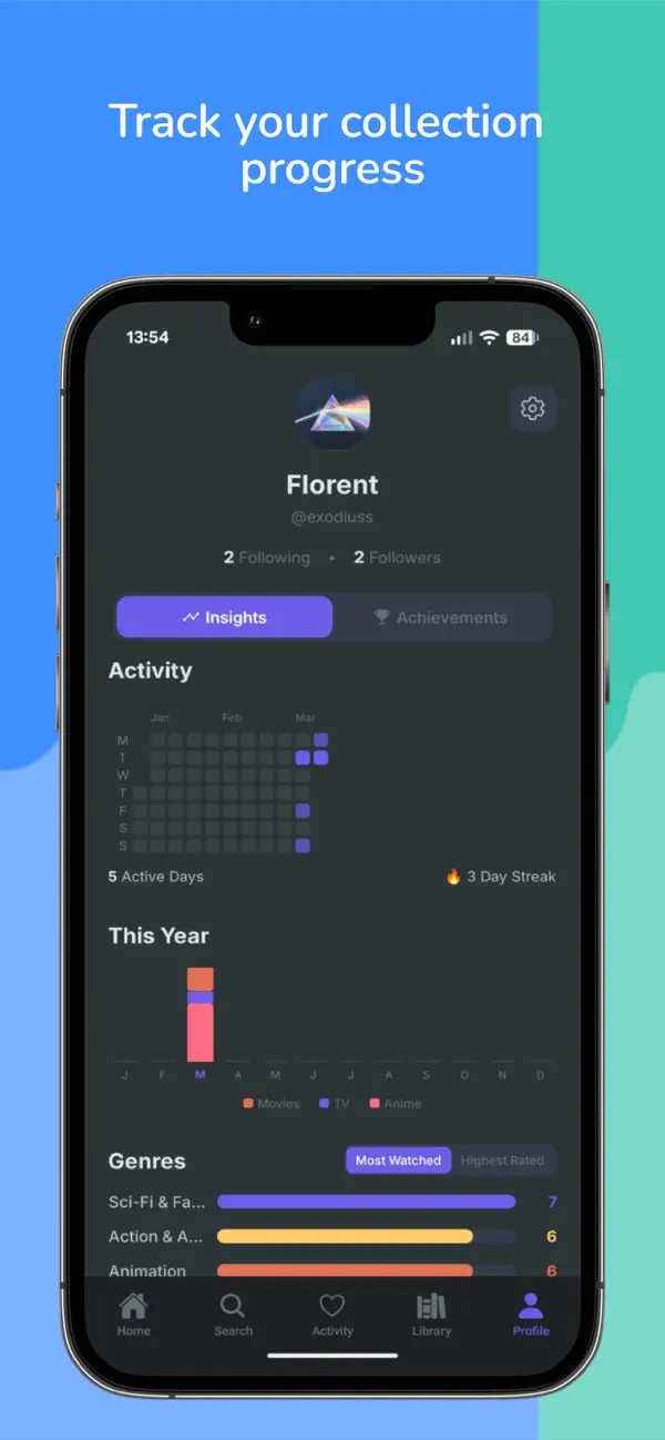#5. Refract - Movies, TV & Anime (iOS) Von: Florent Laval