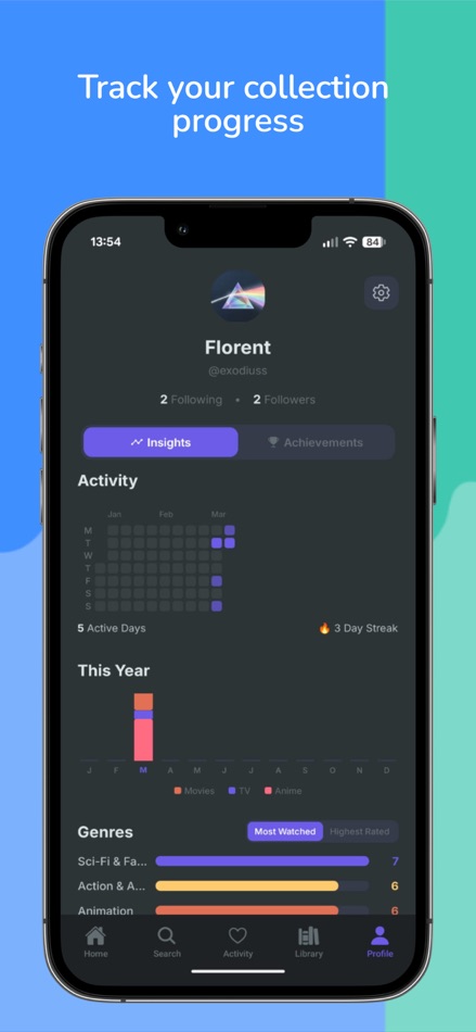 #5. Refract - Movies, TV & Anime (iOS) Által: Florent Laval