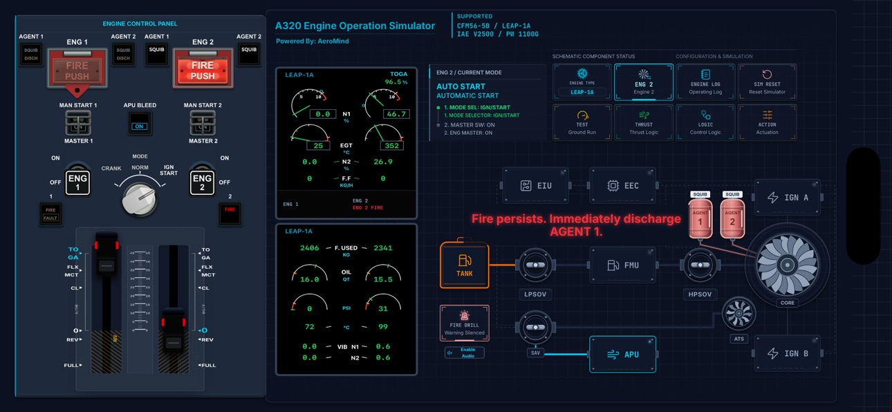Screenshot 3 of A320 Engine Operations