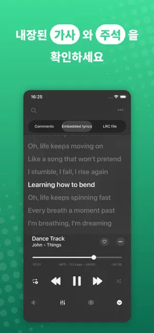 Evermusic: 오프라인 음악 재생기 및 이퀄라이저 iPhone screenshot 4