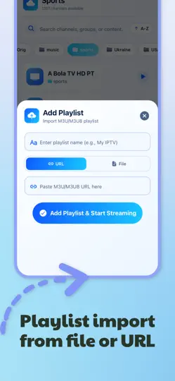 Screenshot von Streamora - Stream Your IPTV auf dem iPhone 2