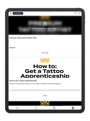 Certified Tattoo Academy iPad screenshot