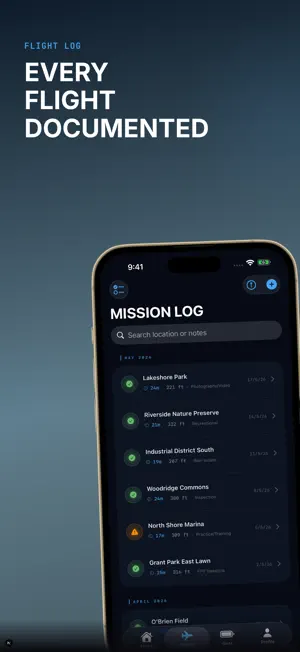 Drone Flight Log Battery-Hover screenshot 2