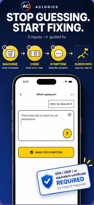 ACLogics: Pro HVAC Field Tool screenshot 1